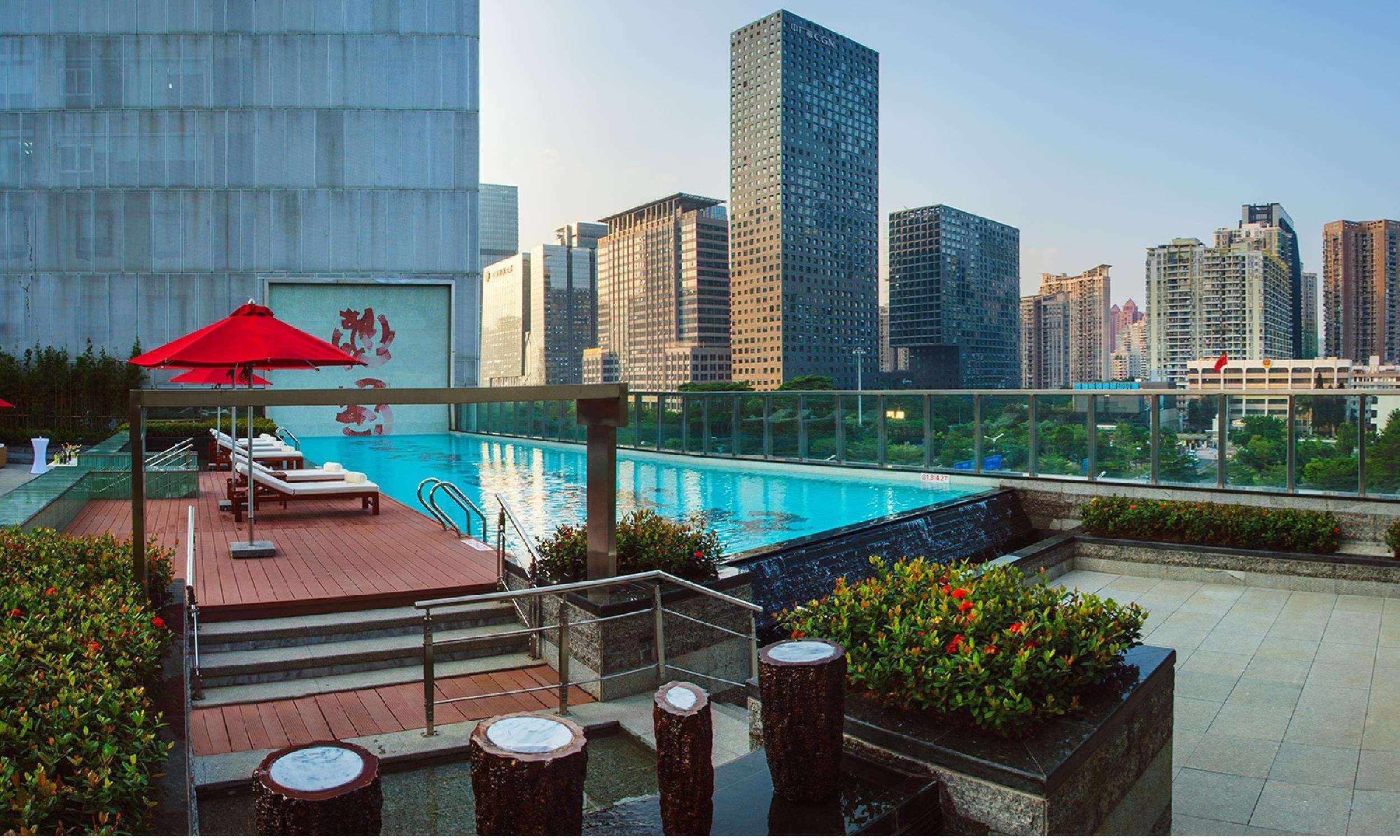 Hilton Shenzhen Futian, Metro Station At Hotel Front Door, Close To Futian Convention & Exhibition Center Екстериор снимка