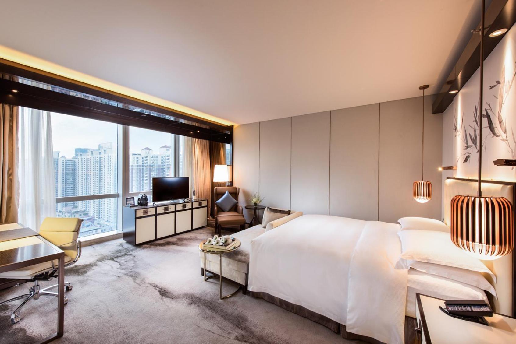 Hilton Shenzhen Futian, Metro Station At Hotel Front Door, Close To Futian Convention & Exhibition Center Екстериор снимка
