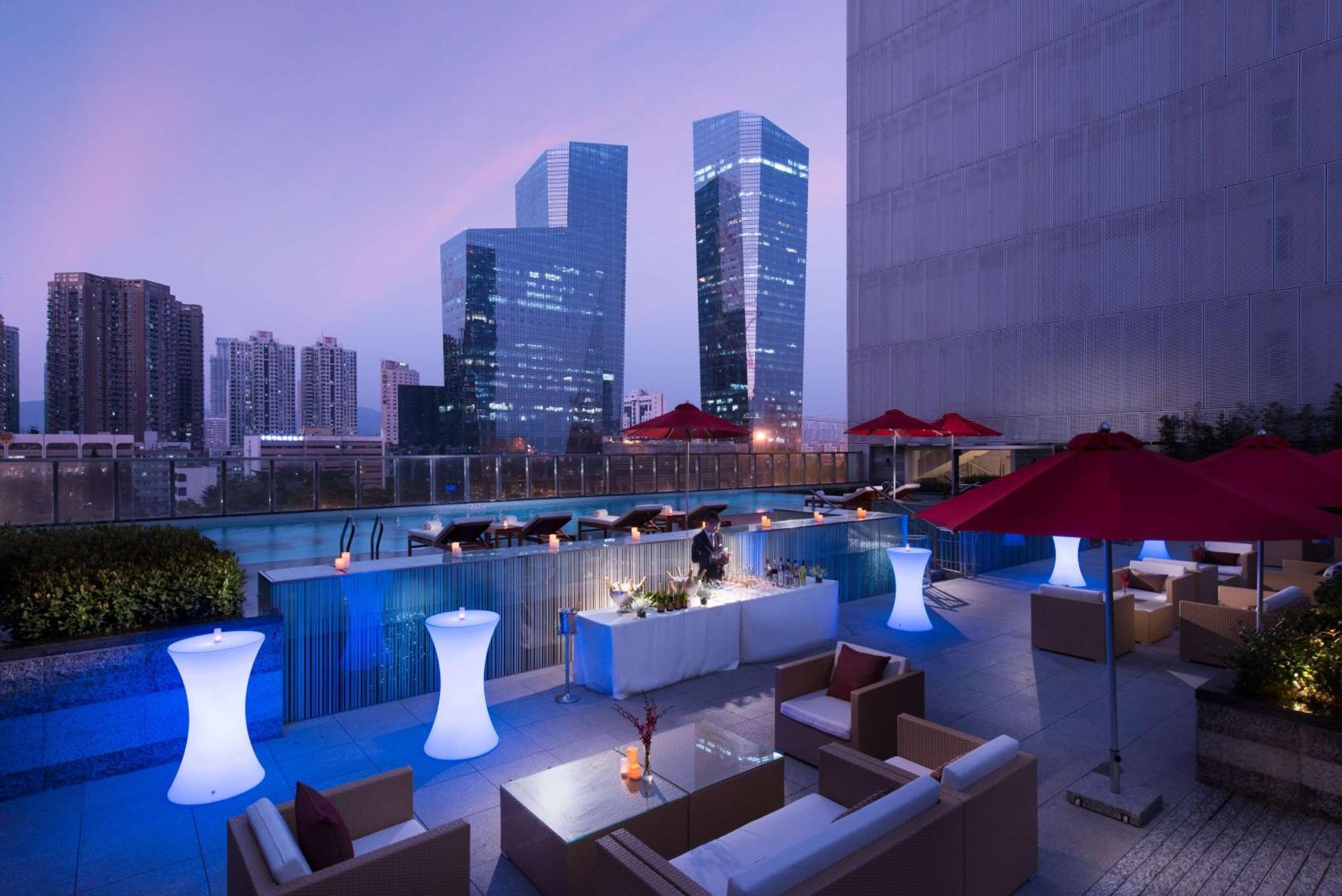 Hilton Shenzhen Futian, Metro Station At Hotel Front Door, Close To Futian Convention & Exhibition Center Екстериор снимка