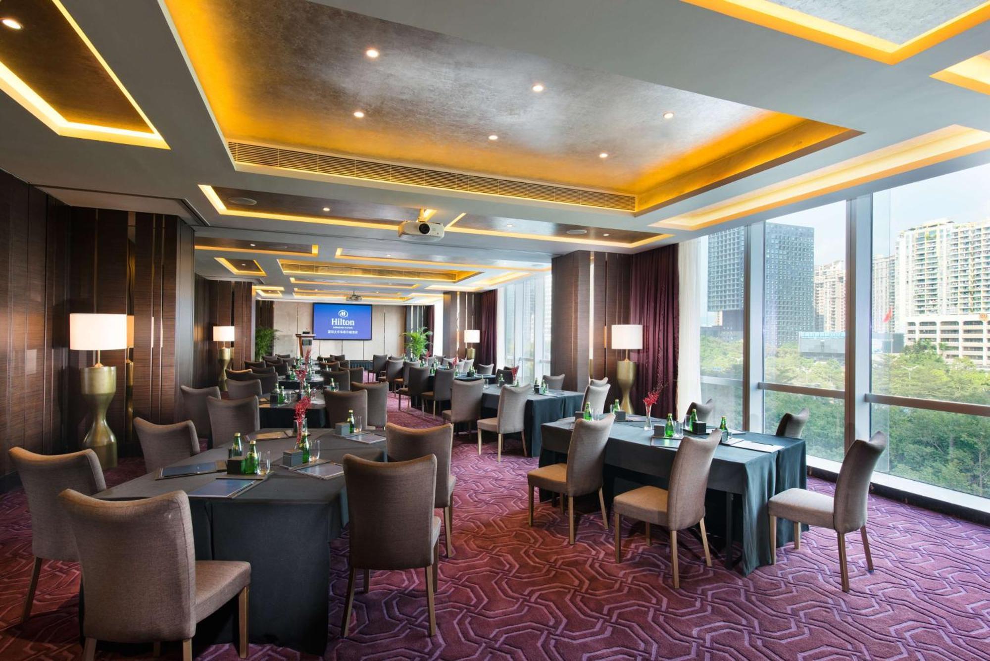 Hilton Shenzhen Futian, Metro Station At Hotel Front Door, Close To Futian Convention & Exhibition Center Екстериор снимка