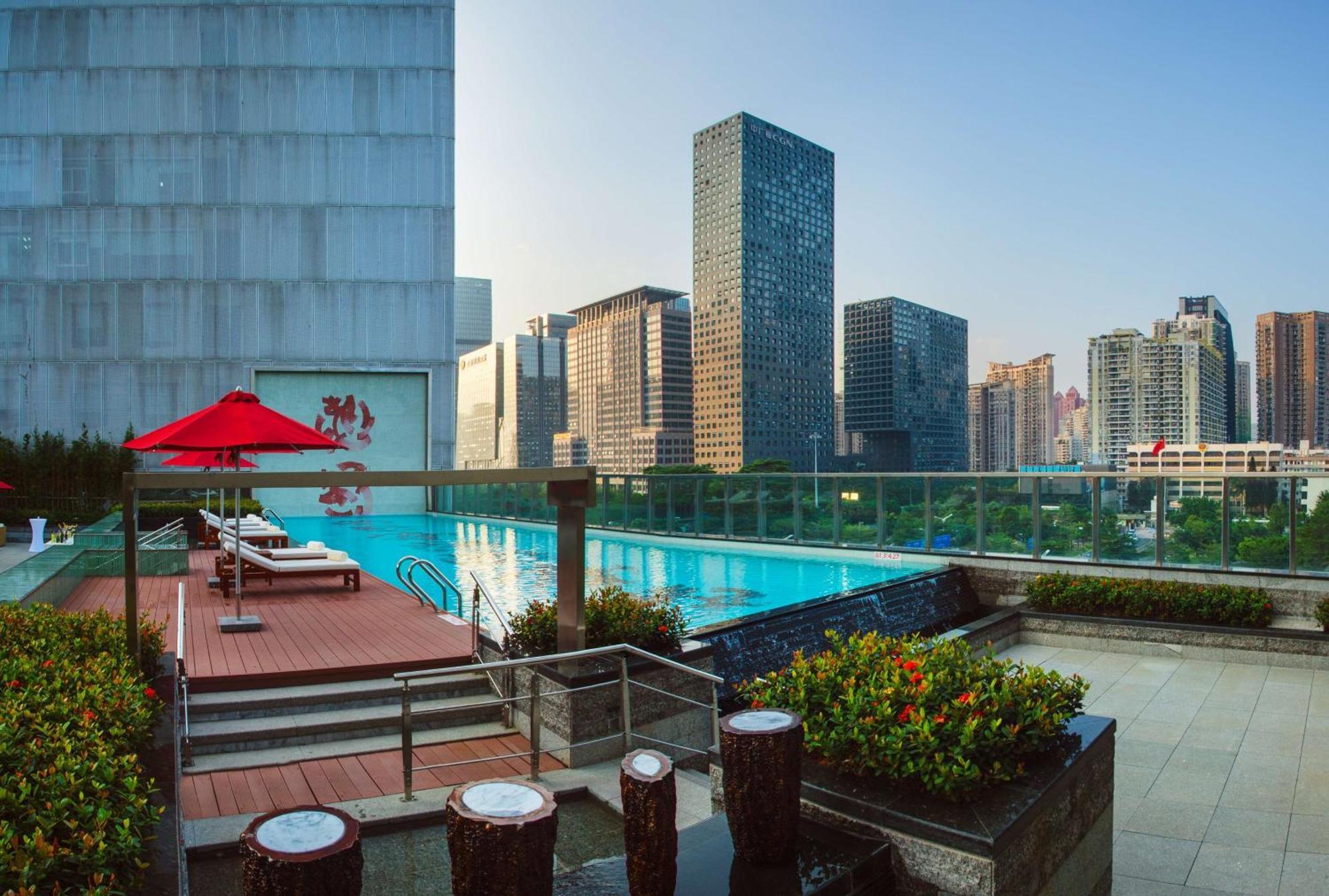 Hilton Shenzhen Futian, Metro Station At Hotel Front Door, Close To Futian Convention & Exhibition Center Екстериор снимка